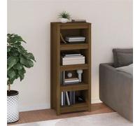 Bibliothèque Bois de pin massif Rangement livres Étagère moderne Unité vidaXL vi