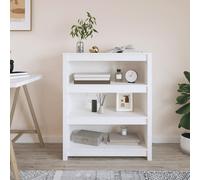 Bibliothèque Marron Miel 50x35x97cm Bois de Pin Massif Armoire à Livres vidaXL