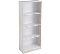 Bibliothèque meuble étagère coloris blanc - Longueur 60 x Profondeur 29 x Hauteur 147 cm Blanc G