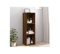 vidaXL Bibliothèque/Meuble TV chêne marron 36x30x114cm bois ingénierie826657 Marron G