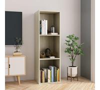 Bibliothèque/Meuble Tv Chêne Sonoma 36 X 30 X 114 Cm Aggloméré Marron