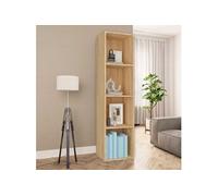 Bibliothèque Meuble TV Chêne sonoma 36x30x143cm Bois ingénierie