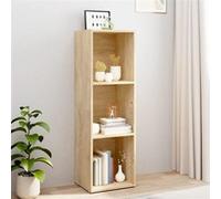 vidaXL Bibliothèque / Meuble TV – Chêne sonoma – 36 x 30 x 114 cm – Aggloméré