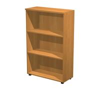 Bibliothèque mi-hauteur Pronto - L.80 x H.120 cm - Sans porte - Aulne