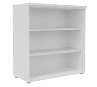 Bibliothèque mi-hauteur sans porte L.100 x P.48 x H.104 cm - Blanc