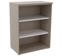 Bibliothèque mi-hauteur sans porte L.80 x P.48 x H.104 cm - Argile