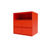 Bibliothèque Mini 1006 avec 2 Tiroirs 145-Rosehip