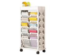 Bibliothèque mobile à roulettes rotative double face pour espaces étroits