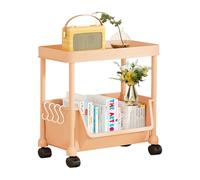 Bibliothèque mobile - Chariot utilitaire à roulettes | Porte-maquillage roulant pour chambre à coucher, salle d'étude, école, bureau, DVD, ordinateur portable, fournitures de cuisine, sol cosmétique