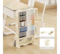 Bibliothèque mobile, Étagères d'organisation de salle classe, bibliothèque mobile, petite amovible for petits espaces, salon, chambre à coucher, bureau