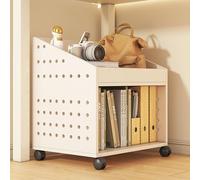 Bibliothèque mobile sur roulettes pour la maison, le bureau, la maison, le bureau, la bibliothèque, le buffet, l'armoire latérale, le chariot de rangement artistique