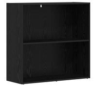 vidaXL Étagère Chêne noir – Bois d'ingénierie 60×30×76,5 cm – Bibliothèque moderne