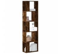 vidaXL Bibliothèque 5 niveaux Blanc 80,5 x 23,5 x 162,5 cm Bois d'ingénierie multicolore