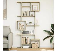 Bibliothèque Moderne - vidaXL - Étagère Haute - bois d'ingénierie - chêne sonoma - 92 x 29 x 188 cm - 9 compartiments ouverts &FR880