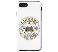 Bibliothèque | Moteur de Recherche Original | Bibliothécaire | Amateur de Livres Coque pour iPhone SE (2020) / 7/8