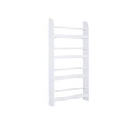 HOMCOM Bibliothèque Murale 4 Niveaux, étagère Murale en Bois, étagère de Rangement pour Livres et Magazines, Design Moderne, pour Salon, Bureau ou Chambre, 59 x 12 x 113 cm, Blanc
