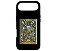 Bibliothèque Mystique The Bookworm Skeleton Reading Coque pour iPhone Air