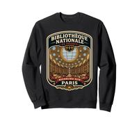 Bibliotheque Nationale Paris France Vacances à Paris Sweatshirt