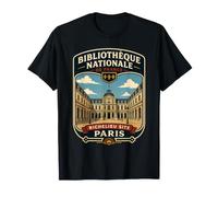 Bibliotheque Nationale Paris France Vacances à Paris T-Shirt