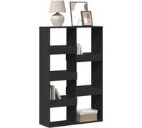 Bibliothèque noir 100x33x155,5 cm bois d ingénierie Noir G