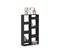 vidaXL Bibliothèque noire 100x33x175 cm Bois composite