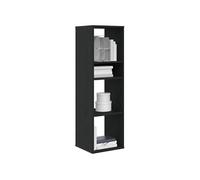 vidaXL Bibliothèque Bois d'ingénierie 34x31x112 cm Noir