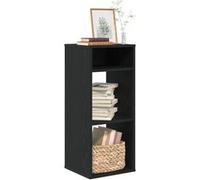 vidaXL Bibliothèque noir 34x31x80 cm en bois d'ingénierie – 860275