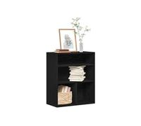 vidaXL Bibliothèque en bois d'ingénierie noir 60 x 30 x 71,5 cm