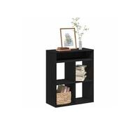 vidaXL Bibliothèque 66x31x80 cm – Bois d'ingénierie, Noir