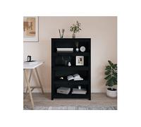 Bibliothèque Blanc 80x35x97 cm Bois de Pin Massif Armoire à Livres vidaXL