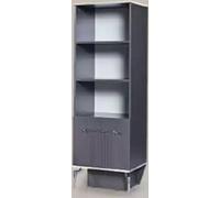 Bibliothèque noir bois 55x48x170 JVmoebel