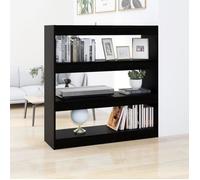 Bibliothèque - Non spécifié - 100x30x103 cm - Noir - Bois - Contemporain