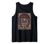 Bibliothèque Occulte d'art Gothique de la Lune Rouge Dark Academia Débardeur