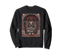Bibliothèque Occulte d'art Gothique de la Lune Rouge Dark Academia Sweatshirt