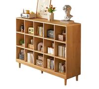 Bibliothèque ouverte à 3 niveaux, étagère autonome, organiseur de rangement à 15 cubes pour la maison, le bureau, la cuisine, les archives, l'espace de travail