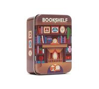 Bibliothèque par Alley Cat Games | À partir de 8 ans | 2 à 4 joueurs | Jeu d'empilage coopératif | Jeu de cartes d'adresse et d'équilibre et de tour de livres dans une boîte de voyage | Défi