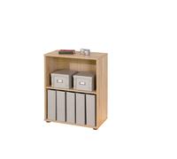 Bibliothèque Parini 2 Compartiments - Chêne