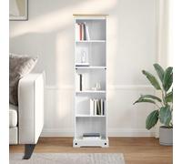 Bibliothèque Pin massif Étagère Rangement maison Support de décoration vidaXL vi