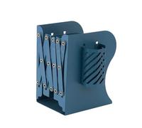 Bibliothèque pour Bureau - Étagère de Rangement télescopique métal avec Porte-Stylo, étagère de Rangement supérieure, bibliothèque de Bureau pour la Maison et Le Bureau