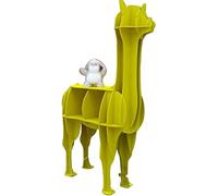 Bibliothèque pour chambre à coucher Creative Alpaga Shape Book Rack, Geometricanimalfloor-Standing Bookcase Rack de rangement, bibliothèque Art Déco Picture Book Storage Rack (couleur : jaune, taille