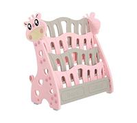 Bibliothèque pour enfants à 4 couches Simple Maison Bibliothèque pour bébé Étagère magazine Album photo Présentoir pépinière Protection de l'environnement Bibliothèque de sol en plastique (couleur