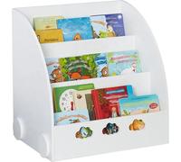 Bibliothèque pour enfants "Cloud" de Ginger Home - Étagère blanche à 3 compartiments pour chambre d'enfant
