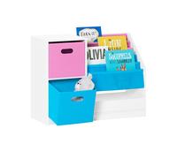 Bibliothèque pour Enfants KMB76-F SoBuy avec 2 Paniers - 80 x 30 x 61 cm