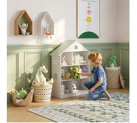 Bibliothèque pour enfants Vipsali 107 x 83 x 30 cm blanc vert menthe