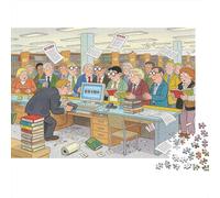 Bibliothèque publique Bureau bibliothécaire Puzzle en Bois Imperméable DIY Puzzles De 1000 Pièces pour Adultes Impossible Jeux Éducatifs