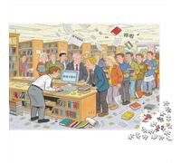Bibliothèque publique Bureau bibliothécaire Puzzle en Bois Imperméable Puzzles De 1000 Pièces pour Adultes Impossible Jeux De Stimulants