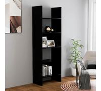 vidaXL Bibliothèque Chêne noir 60 x 35 x 180 cm Bois composite