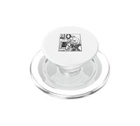 Bibliothèque Romaine Bibliothèque de Livres de Lecture grecs Classiques PopSockets PopGrip pour MagSafe