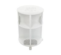 Bibliothèque Ronde Petite Histoire Enfant Roulettes Gris Atmosphera - Blanc Blanc