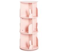 Bibliothèque Rotative à 3 Niveaux en MDF en Forme de Lapin Chambre Enfant Rose P